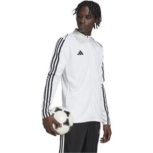 Adidas Men's White and Black Tiro 21Track Jacket